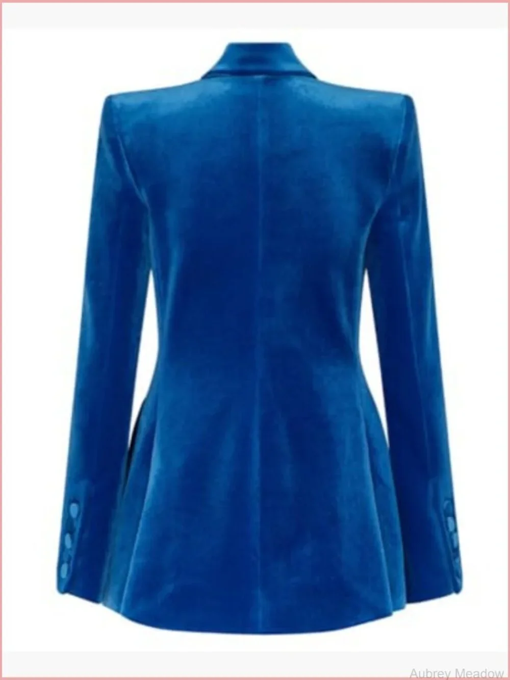Velvet Blazer for Women Trendy Business Casual Button Up Fall Winter Office